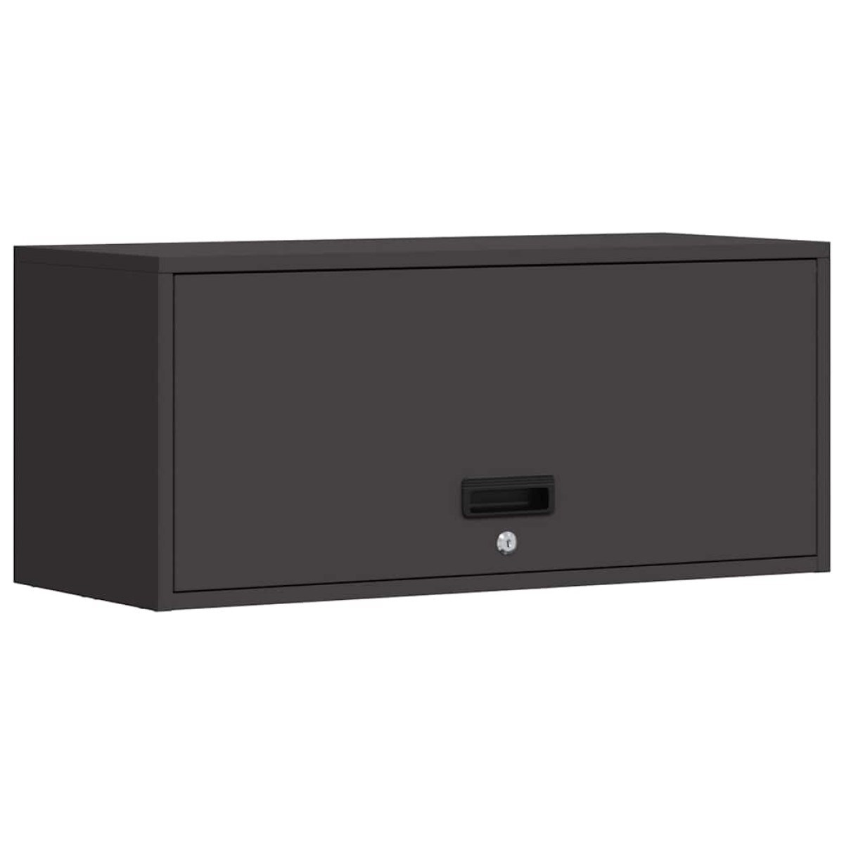 vidaXL Ντουλάπι τοίχου για γκαράζ Μαύρο 80 x 33 x 35 εκ