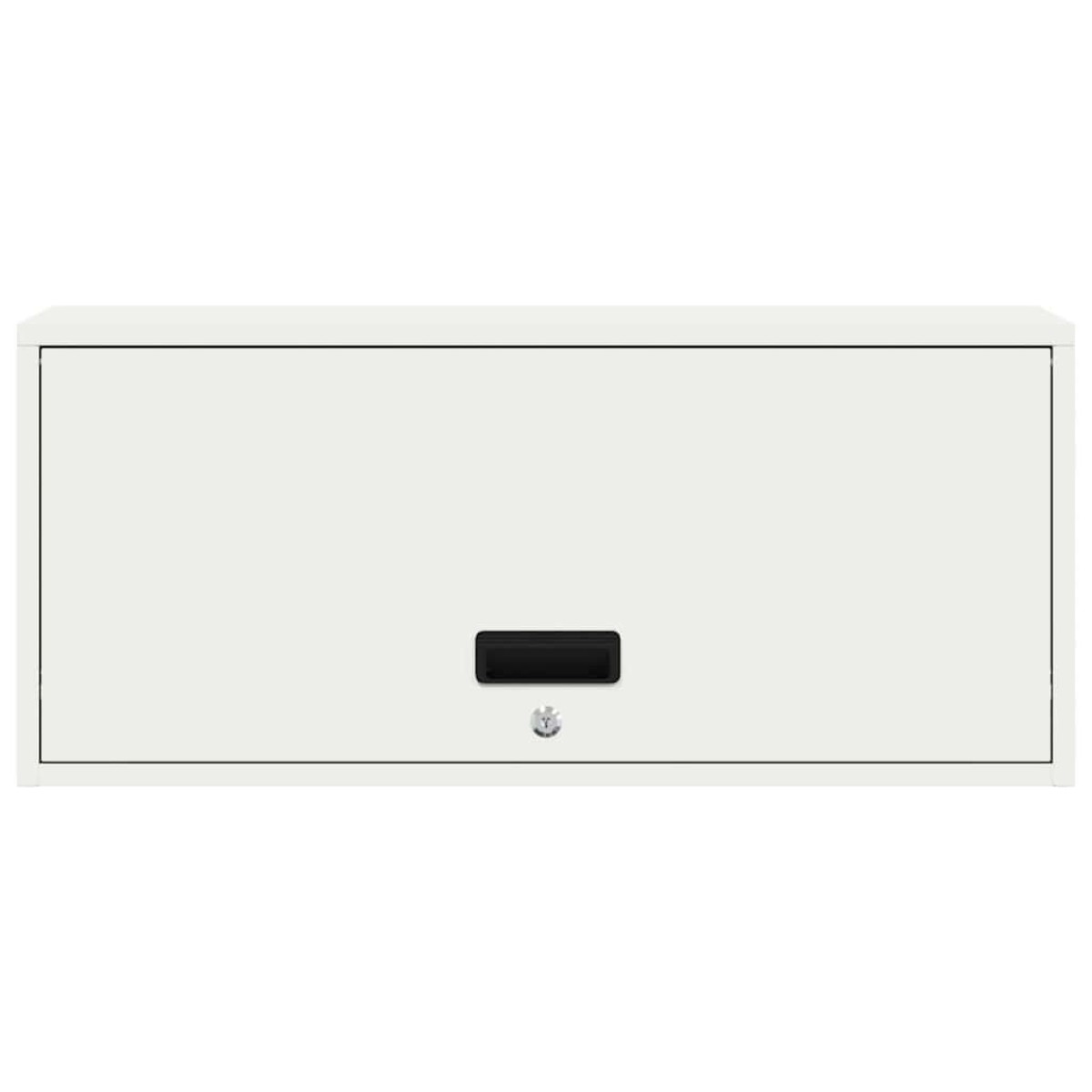 vidaXL Ντουλάπι τοίχου για γκαράζ Λευκό 80 x 33 x 35 εκ