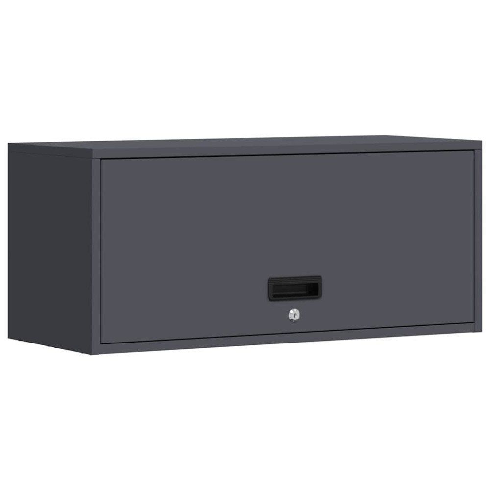 vidaXL Ντουλάπι τοίχου για γκαράζ Ανθρακί 80 x 33 x 35 εκ