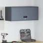 vidaXL Ντουλάπι τοίχου για γκαράζ Ανθρακί 80 x 33 x 35 εκ