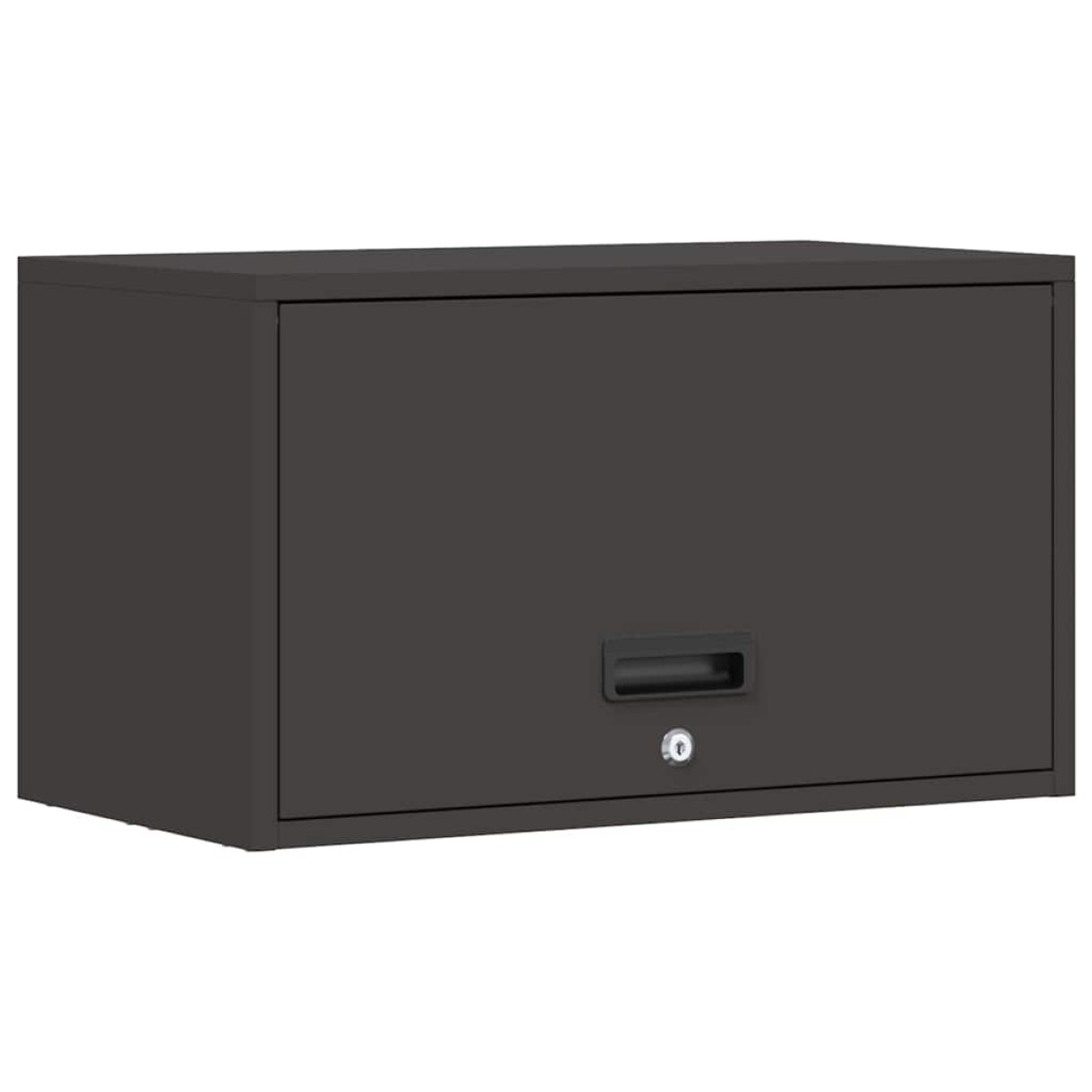 vidaXL Ντουλάπι τοίχου για γκαράζ Μαύρο 60 x 33 x 35 εκ