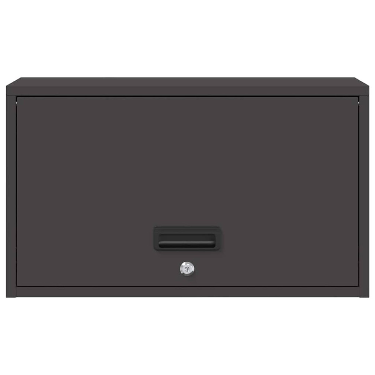 vidaXL Ντουλάπι τοίχου για γκαράζ Μαύρο 60 x 33 x 35 εκ
