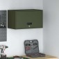 vidaXL Ντουλάπι τοίχου για γκαράζ Λαδί 60 x 33 x 35 εκ