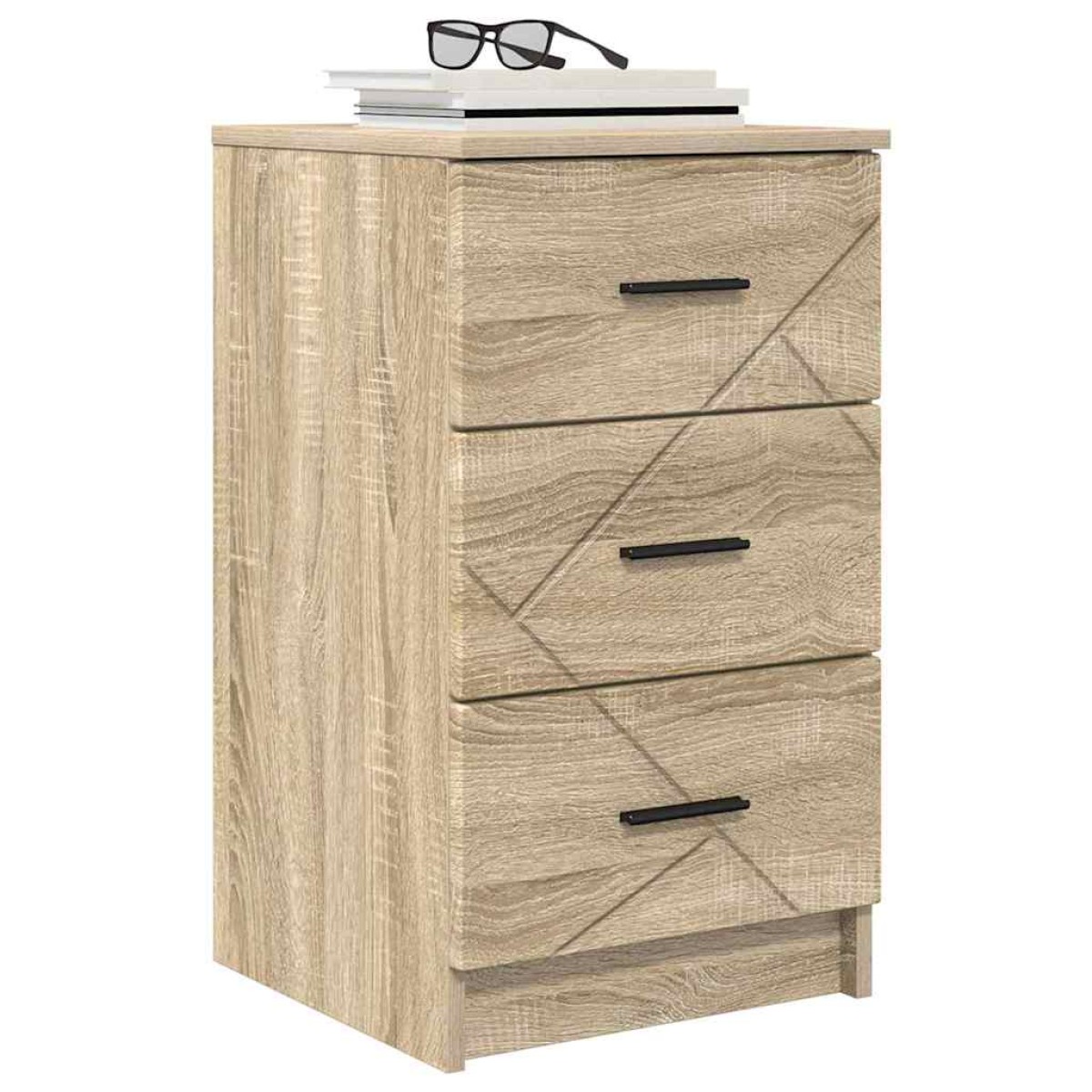 vidaXL Κομοδίνο Sonoma Δρυς 38 x 38 x 66 εκ Επεξεργασμένο ξύλο