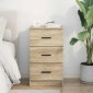 vidaXL Κομοδίνο Sonoma Δρυς 38 x 38 x 66 εκ Επεξεργασμένο ξύλο