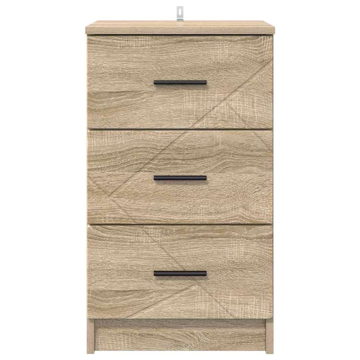 vidaXL Κομοδίνο Sonoma Δρυς 38 x 38 x 66 εκ Επεξεργασμένο ξύλο
