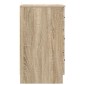 vidaXL Κομοδίνο Sonoma Δρυς 38 x 38 x 66 εκ Επεξεργασμένο ξύλο