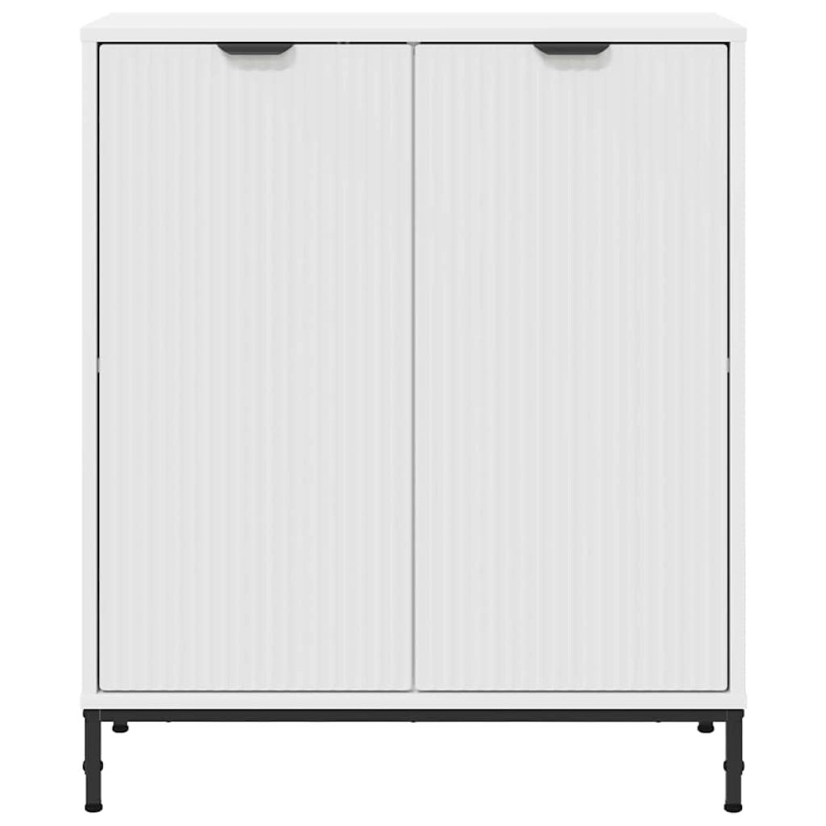 vidaXL Πλαϊνό γραφείο Λευκό 69,5 x 33 x 82 εκ. Επεξεργασμένο Ξύλο