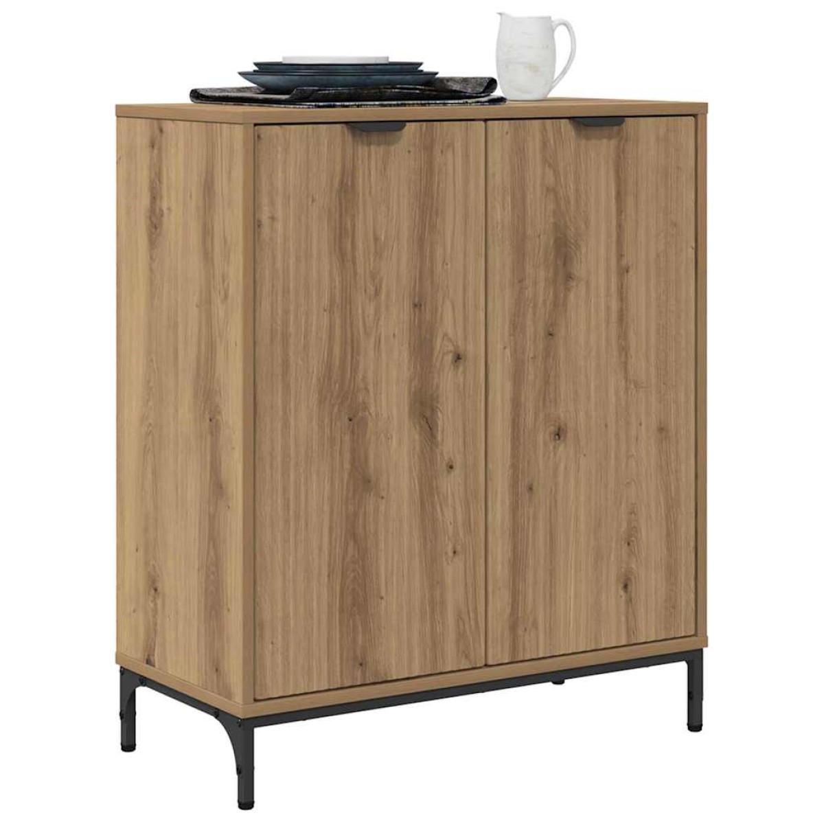 vidaXL Πλαϊνό γραφείο Artisan Oak 69,5 x 33 x 82 εκ.