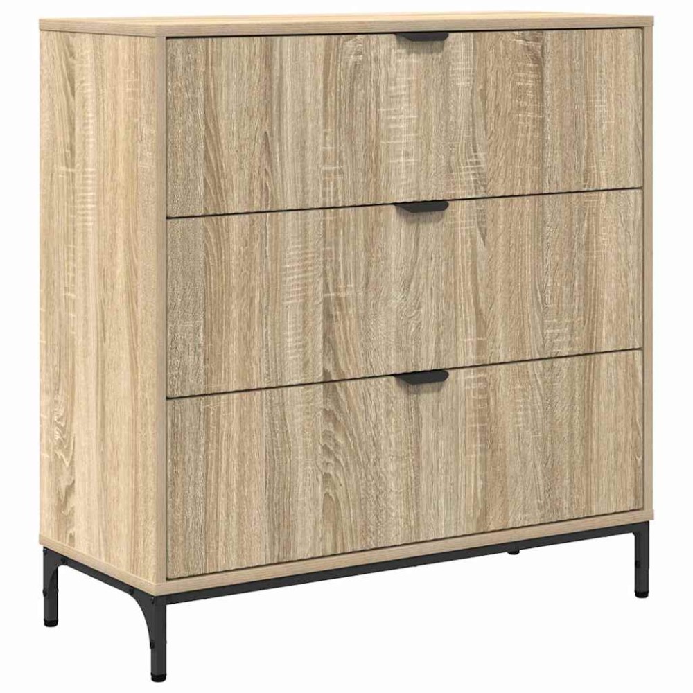 vidaXL Πλαϊνό γραφείο Δρύς Sonoma 79,5 x 33 x 82 εκ Επεξεργασμένο Ξύλο