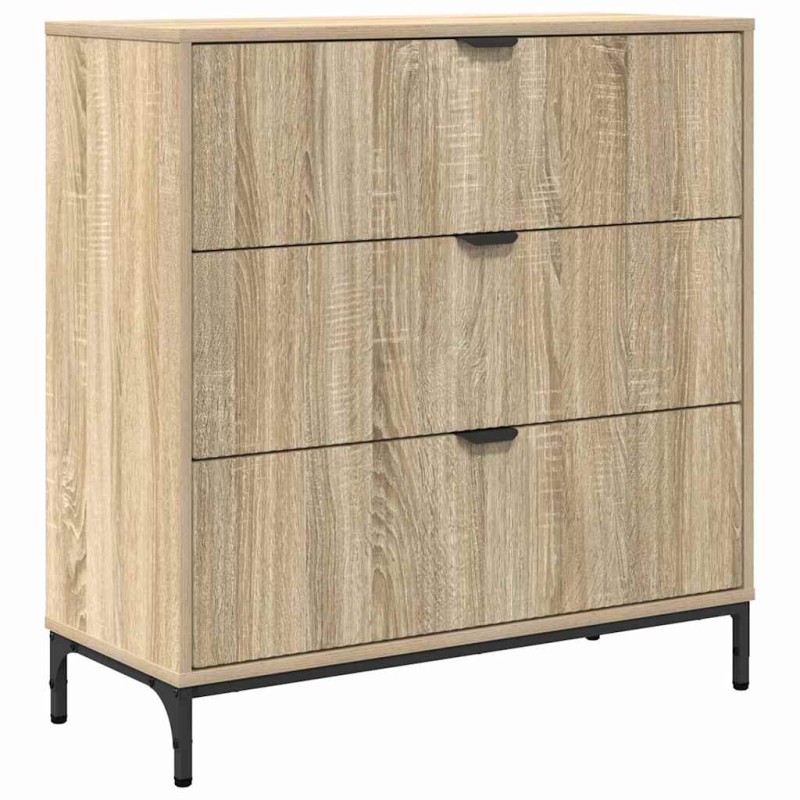vidaXL Πλαϊνό γραφείο Δρύς Sonoma 79,5 x 33 x 82 εκ Επεξεργασμένο Ξύλο