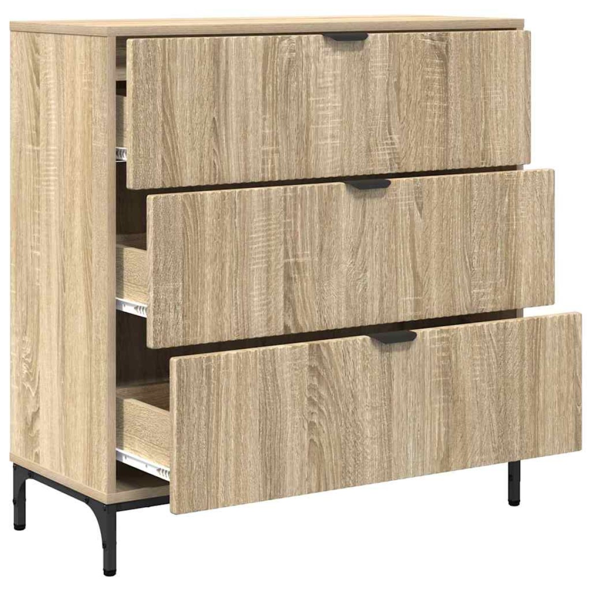 vidaXL Πλαϊνό γραφείο Δρύς Sonoma 79,5 x 33 x 82 εκ Επεξεργασμένο Ξύλο