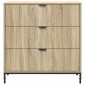 vidaXL Πλαϊνό γραφείο Δρύς Sonoma 79,5 x 33 x 82 εκ Επεξεργασμένο Ξύλο