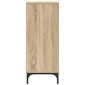 vidaXL Πλαϊνό γραφείο Δρύς Sonoma 79,5 x 33 x 82 εκ Επεξεργασμένο Ξύλο