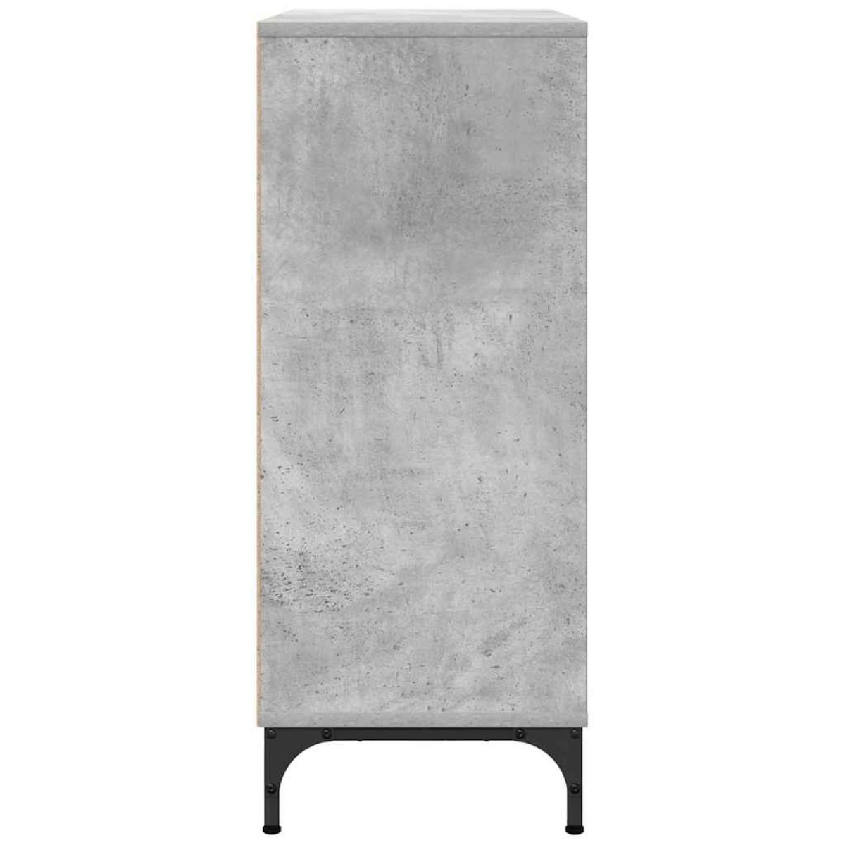 vidaXL Πλαϊνό γραφείο Σκυρόδεμα Γκρι 79,5 x 33 x 82 εκ