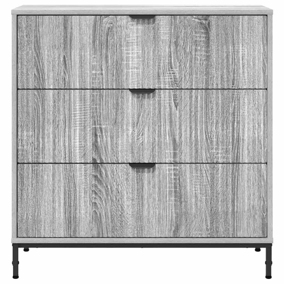 vidaXL Πλαϊνό γραφείο Γκρίζο Σονομα 79,5 x 33 x 82 εκ