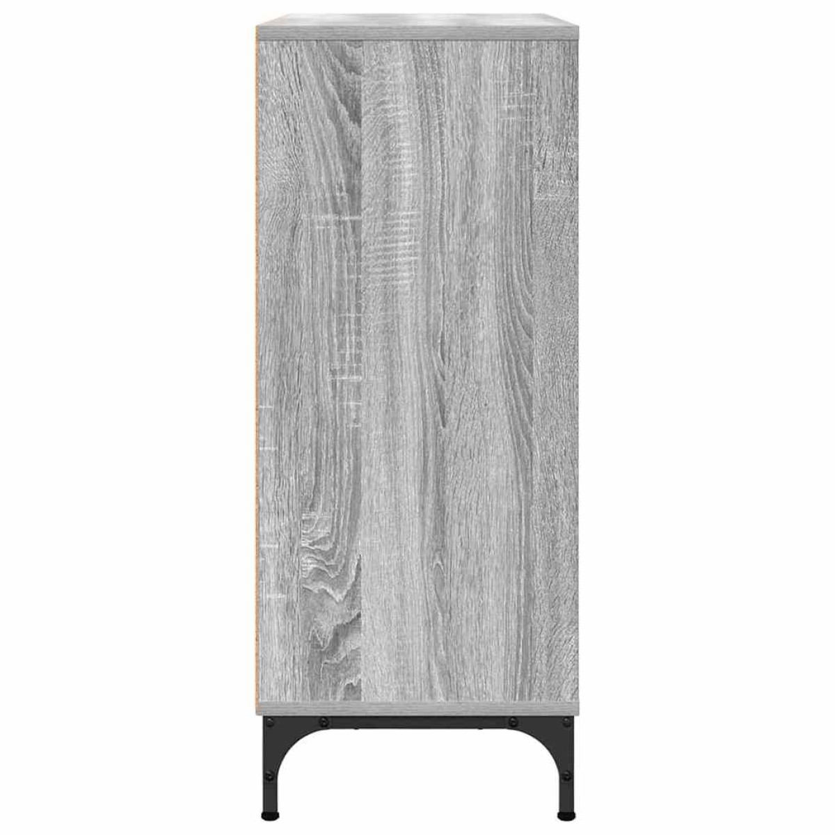vidaXL Πλαϊνό γραφείο Γκρίζο Σονομα 79,5 x 33 x 82 εκ
