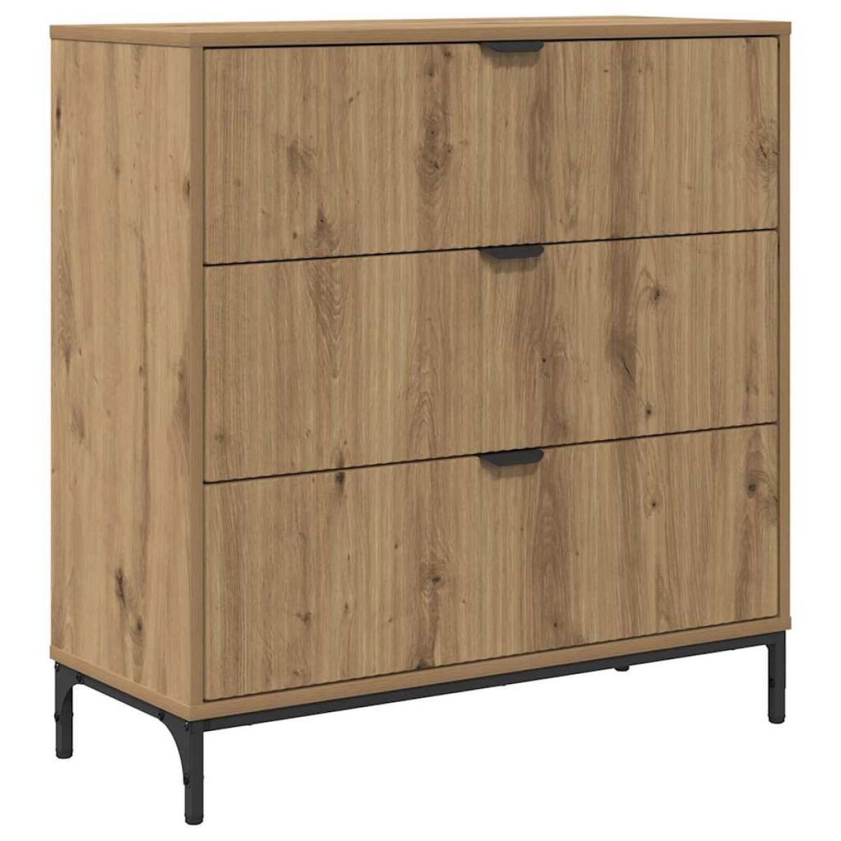 vidaXL Πλαϊνό γραφείο Artisan Oak 79,5 x 33 x 82 εκ Επεξεργασμένο ξύλο