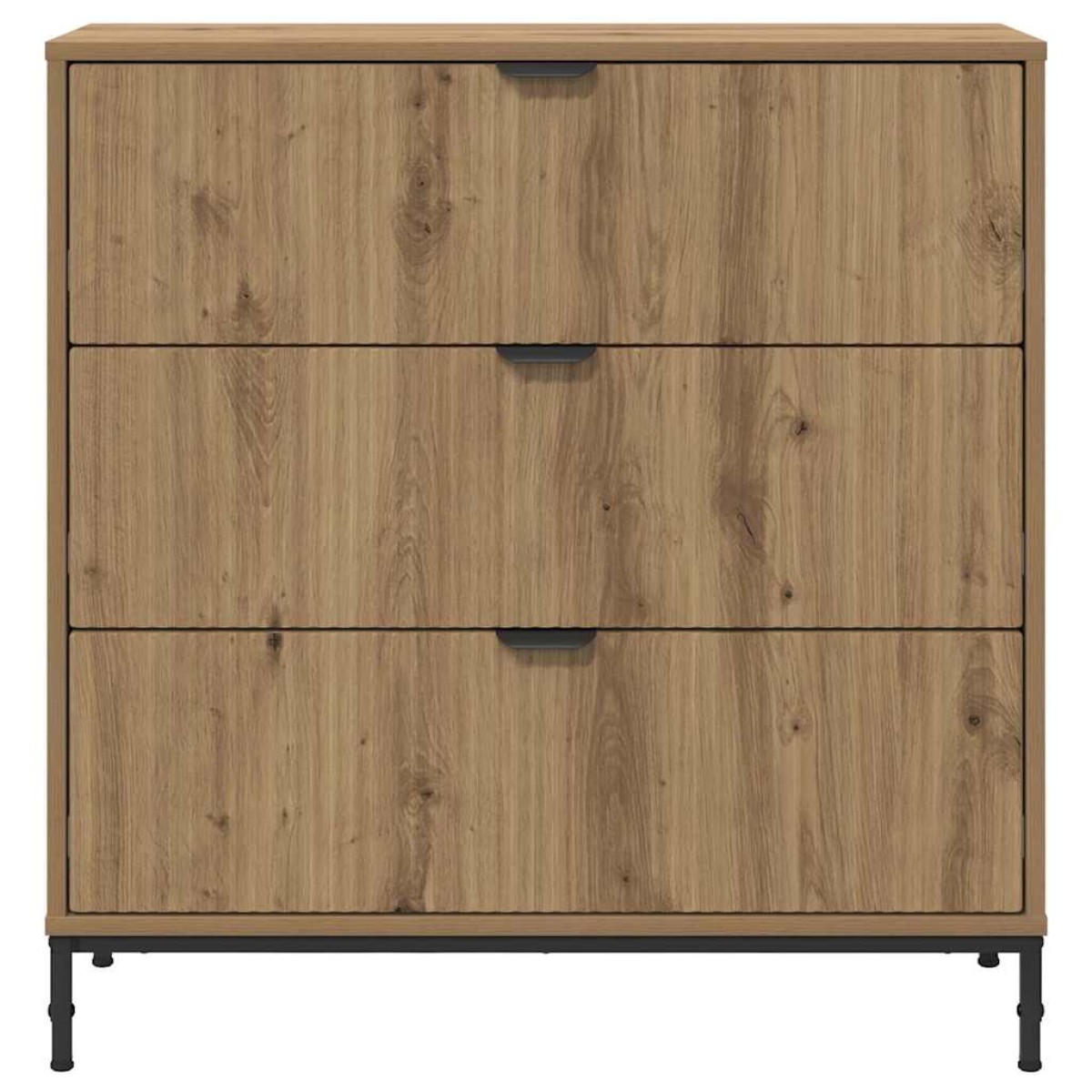 vidaXL Πλαϊνό γραφείο Artisan Oak 79,5 x 33 x 82 εκ Επεξεργασμένο ξύλο