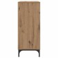 vidaXL Πλαϊνό γραφείο Artisan Oak 79,5 x 33 x 82 εκ Επεξεργασμένο ξύλο