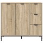 vidaXL Πλαϊνό γραφείο Δρύς Sonoma 89,5 x 33 x 82 εκ.