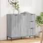 vidaXL Πλαϊνό γραφείο Γκρίζο Σονομα 89,5 x 33 x 82 εκ.