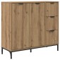 vidaXL Πλαϊνό γραφείο Artisan Oak 89,5 x 33 x 82 εκ.