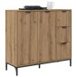vidaXL Πλαϊνό γραφείο Artisan Oak 89,5 x 33 x 82 εκ.