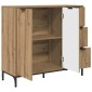 vidaXL Πλαϊνό γραφείο Artisan Oak 89,5 x 33 x 82 εκ.