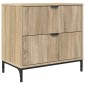 vidaXL Κομοδίνο Sonoma Δρυς 63.5 x 36 x 61 εκ Επεξεργασμένο ξύλο