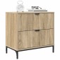 vidaXL Κομοδίνο Sonoma Δρυς 63.5 x 36 x 61 εκ Επεξεργασμένο ξύλο