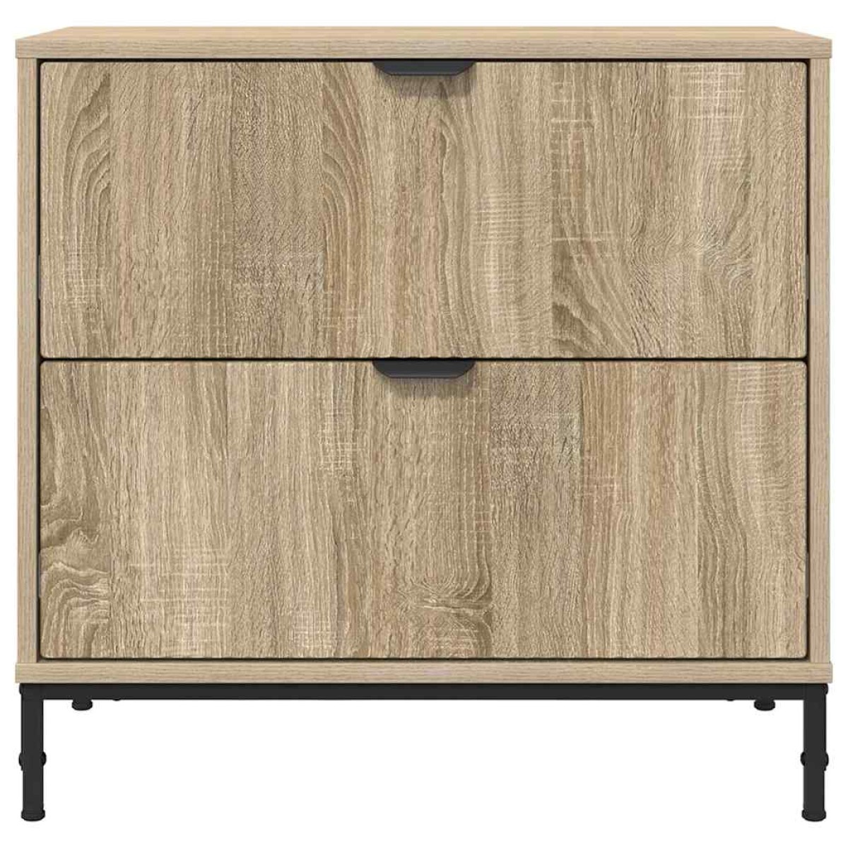 vidaXL Κομοδίνο Sonoma Δρυς 63.5 x 36 x 61 εκ Επεξεργασμένο ξύλο