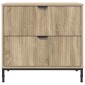 vidaXL Κομοδίνο Sonoma Δρυς 63.5 x 36 x 61 εκ Επεξεργασμένο ξύλο