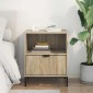 vidaXL Κομοδίνο Sonoma Δρυς 49 x 36 x 61 εκ Επεξεργασμένο ξύλο