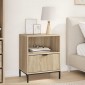 vidaXL Κομοδίνο Sonoma Δρυς 49 x 36 x 61 εκ Επεξεργασμένο ξύλο