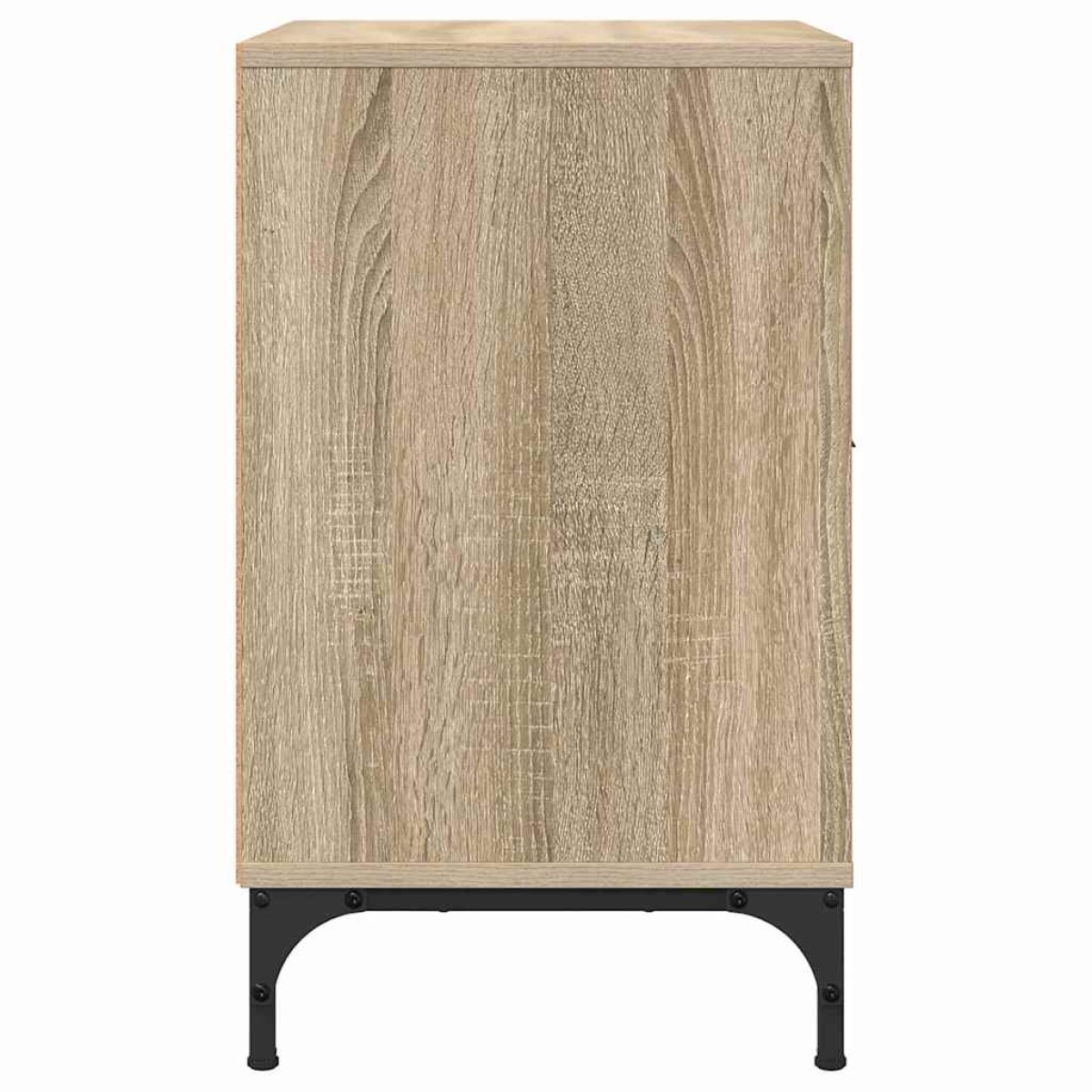 vidaXL Κομοδίνο 2 τεμ. Sonoma Δρυς 49 x 36 x 61 εκ Επεξεργασμένο ξύλο