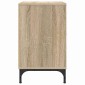 vidaXL Κομοδίνο 2 τεμ. Sonoma Δρυς 49 x 36 x 61 εκ Επεξεργασμένο ξύλο