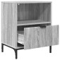 vidaXL Κομοδίνο 2 τεμ. Γκρι sonoma 49 x 36 x 61 εκ Επεξεργασμένο ξύλο