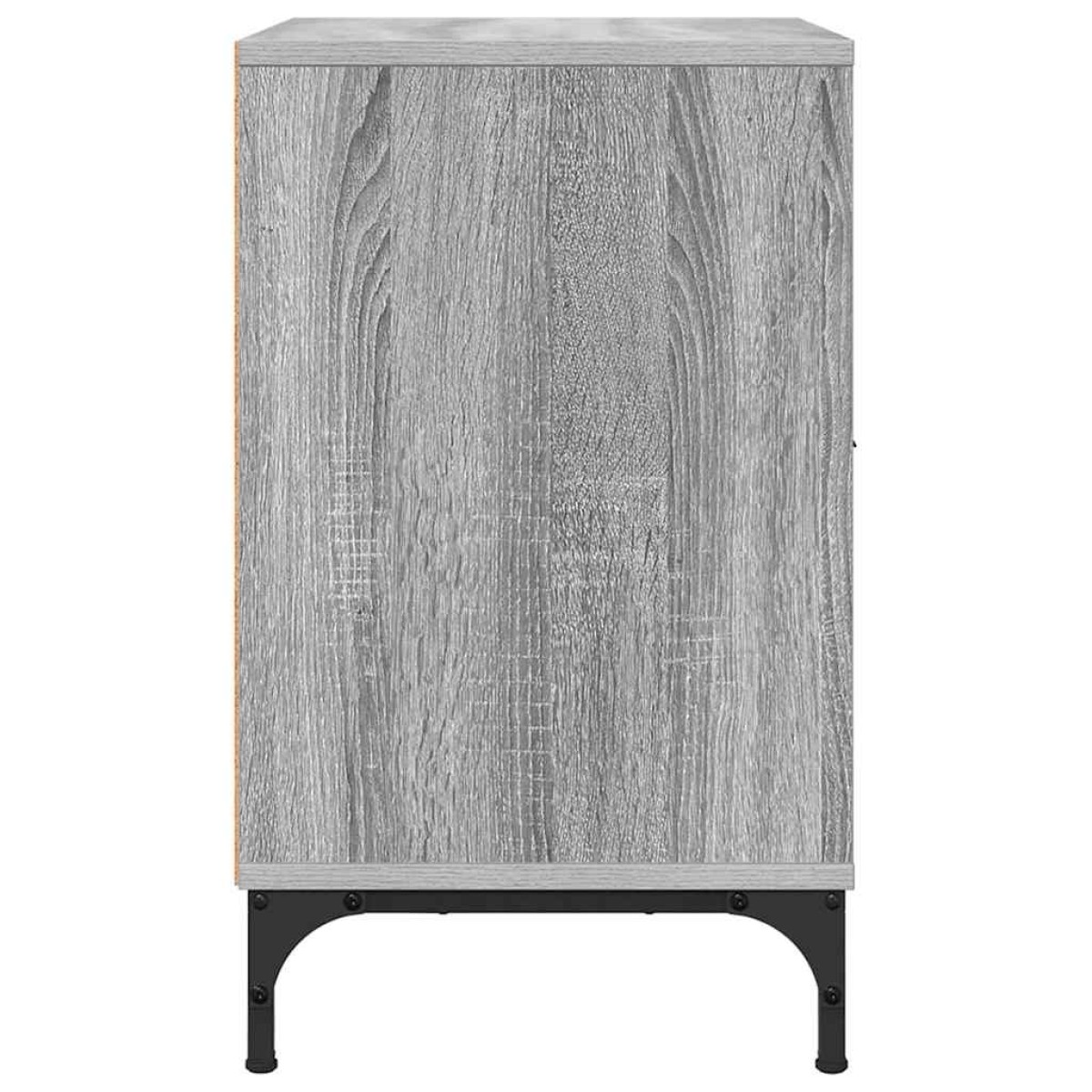 vidaXL Κομοδίνο 2 τεμ. Γκρι sonoma 49 x 36 x 61 εκ Επεξεργασμένο ξύλο
