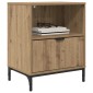 vidaXL Κομοδίνο 2 τεμ. artisan δρυς 49 x 36 x 61 εκ Επεξεργασμένο ξύλο