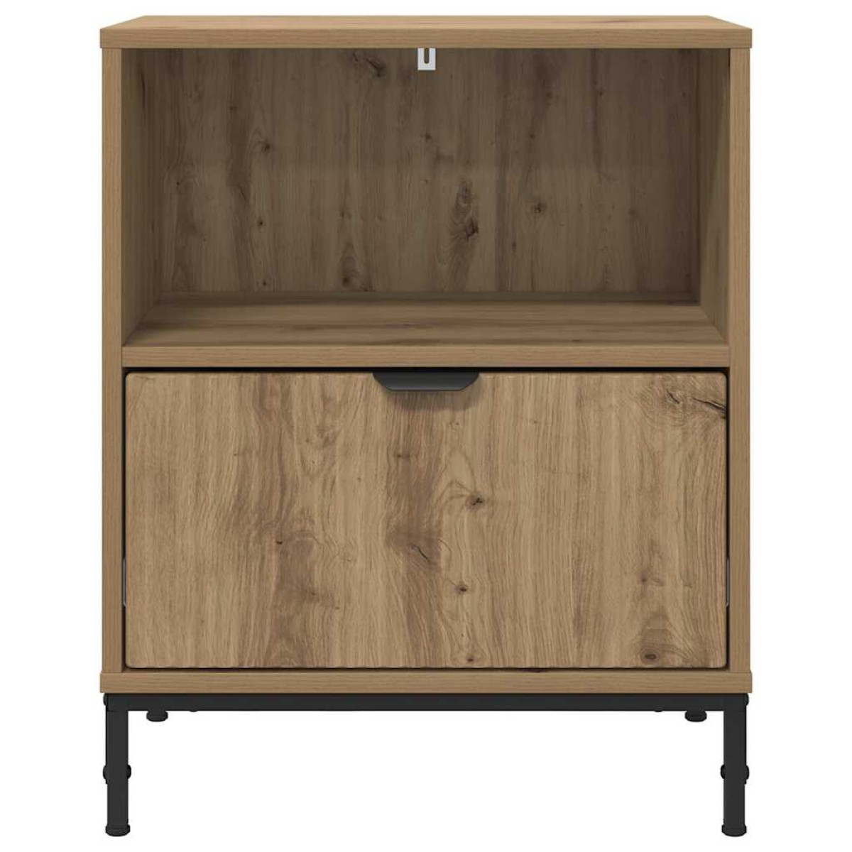 vidaXL Κομοδίνο 2 τεμ. artisan δρυς 49 x 36 x 61 εκ Επεξεργασμένο ξύλο