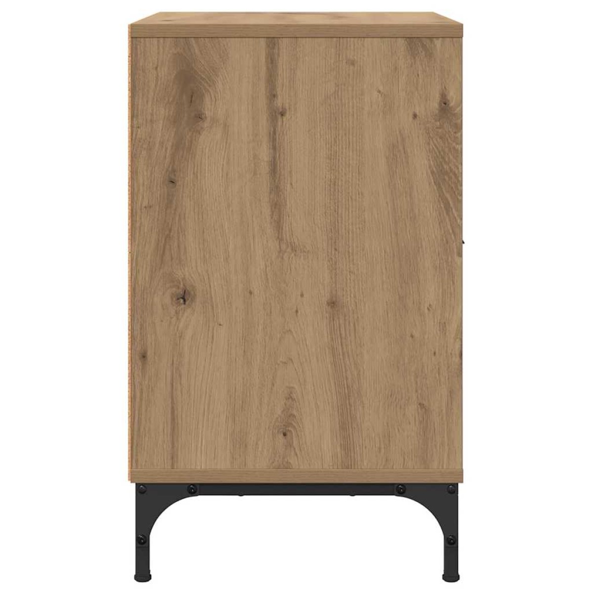 vidaXL Κομοδίνο 2 τεμ. artisan δρυς 49 x 36 x 61 εκ Επεξεργασμένο ξύλο