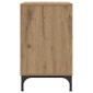 vidaXL Κομοδίνο 2 τεμ. artisan δρυς 49 x 36 x 61 εκ Επεξεργασμένο ξύλο
