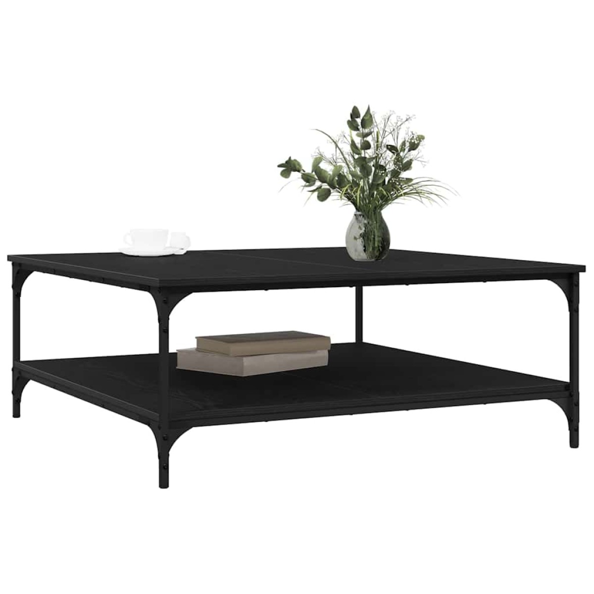 vidaXL Τραπεζάκι σαλονιού Μαύρη δρυς 100 x 100 x 40 cm