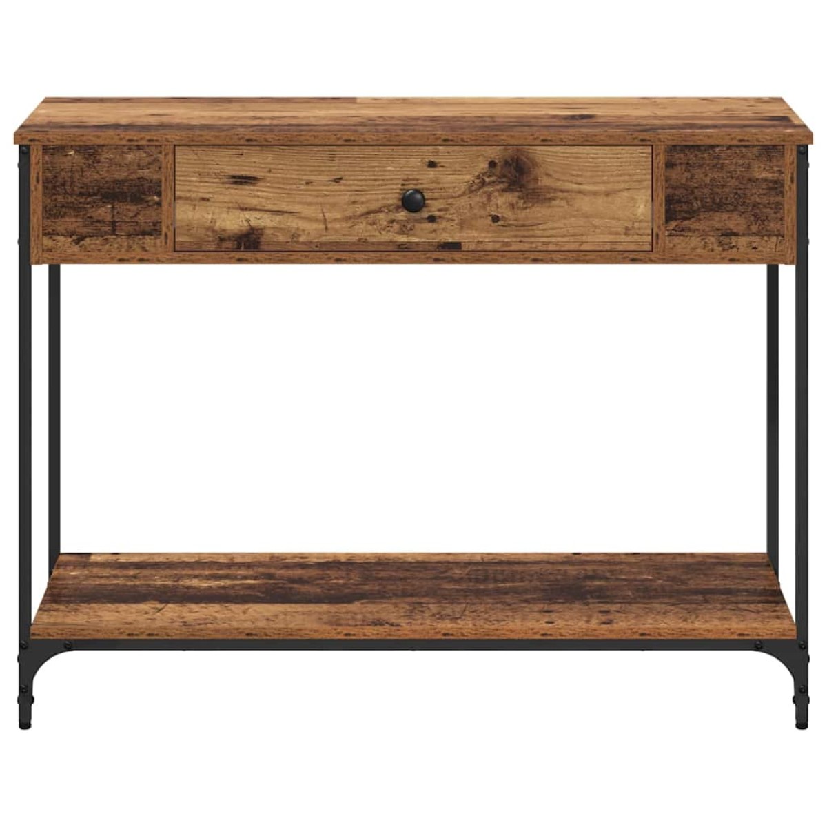 vidaXL Τραπέζι κονσόλας Παλαιό ξύλο 100 x 34.5 x 75 εκ.