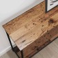vidaXL Τραπέζι κονσόλας Παλαιό ξύλο 101 x 30.5 x 75 εκ