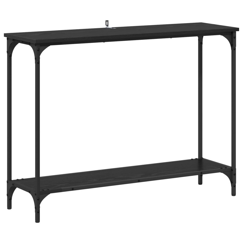 vidaXL Τραπέζι κονσόλας Μαύρη δρυς 101 x 30.5 x 75 εκ