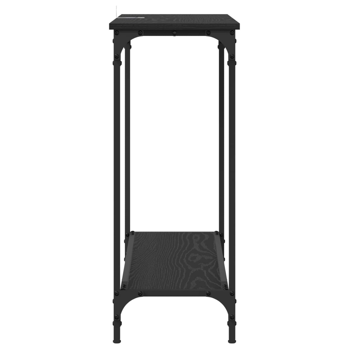 vidaXL Τραπέζι κονσόλας Μαύρη δρυς 101 x 30.5 x 75 εκ