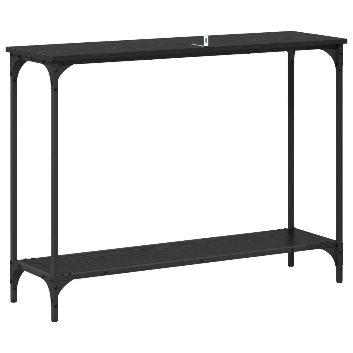 vidaXL Τραπέζι κονσόλας Μαύρη δρυς 101 x 30.5 x 75 εκ
