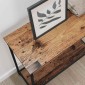vidaXL Τραπέζι κονσόλας Παλαιό ξύλο 75 x 30.5 x 75 εκ